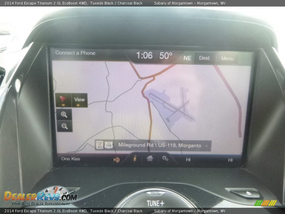 2014 Ford Escape Titanium 2.0L EcoBoost 4WD Tuxedo Black / Charcoal Black Photo #17