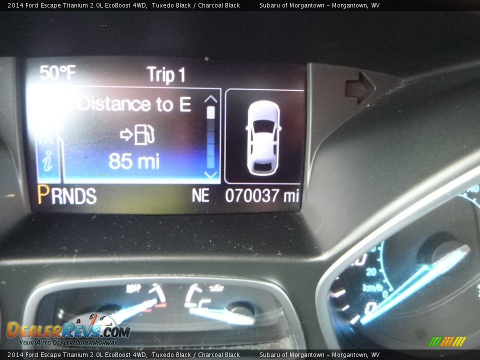 2014 Ford Escape Titanium 2.0L EcoBoost 4WD Tuxedo Black / Charcoal Black Photo #18