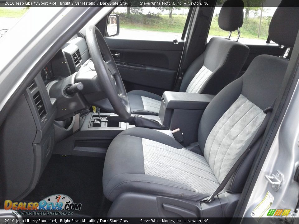 2010 Jeep Liberty Sport 4x4 Bright Silver Metallic / Dark Slate Gray Photo #10