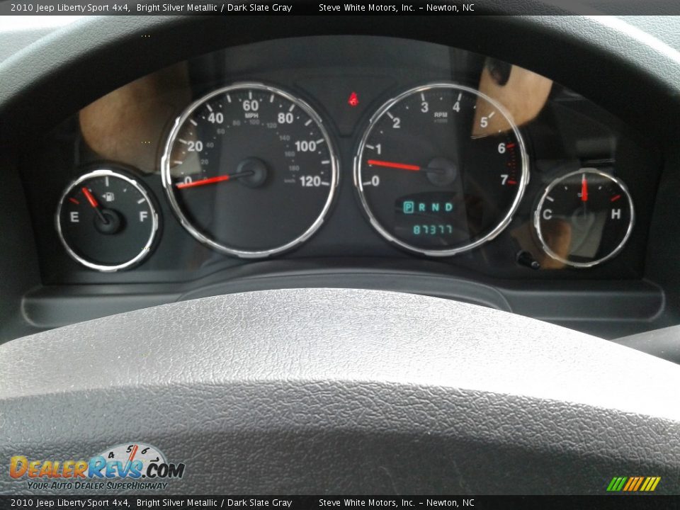 2010 Jeep Liberty Sport 4x4 Bright Silver Metallic / Dark Slate Gray Photo #15
