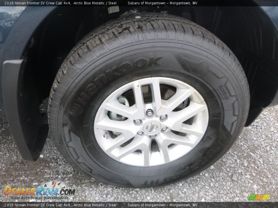 2018 Nissan Frontier SV Crew Cab 4x4 Arctic Blue Metallic / Steel Photo #2