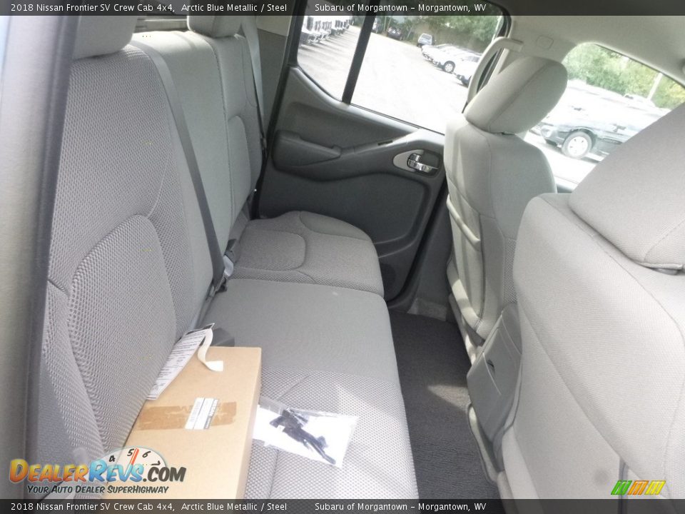 2018 Nissan Frontier SV Crew Cab 4x4 Arctic Blue Metallic / Steel Photo #12