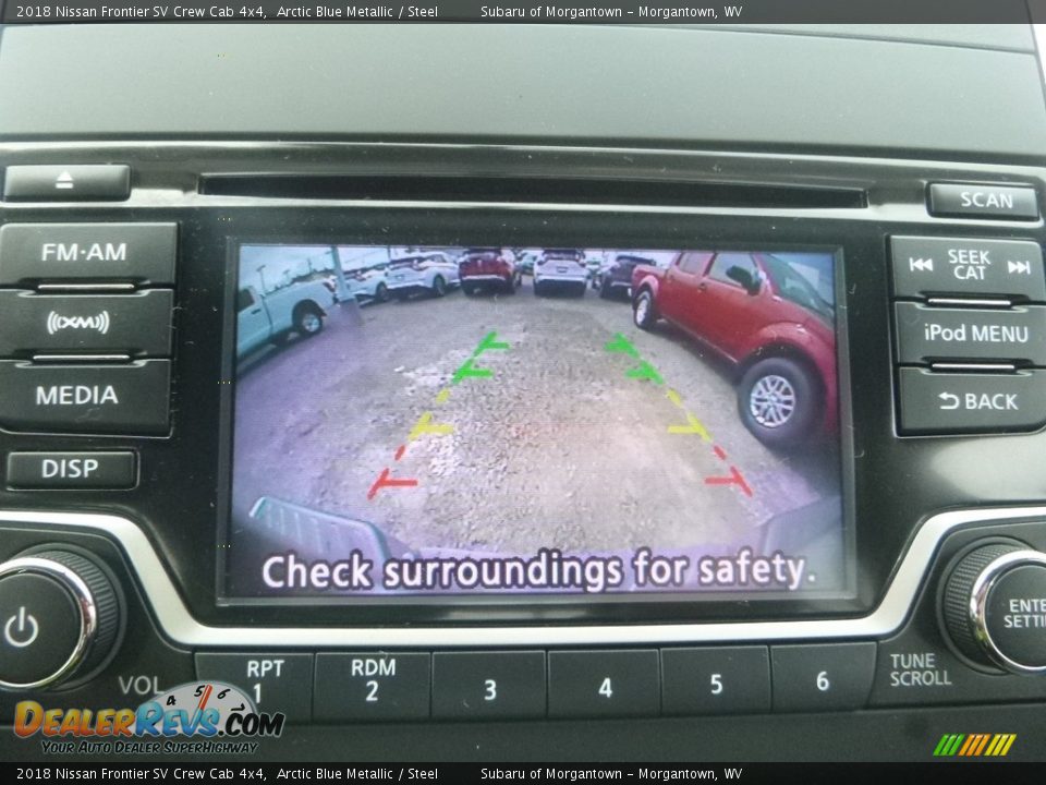 2018 Nissan Frontier SV Crew Cab 4x4 Arctic Blue Metallic / Steel Photo #18