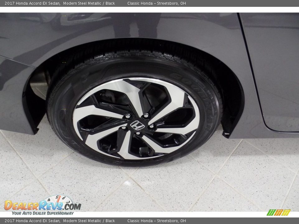 2017 Honda Accord EX Sedan Modern Steel Metallic / Black Photo #6