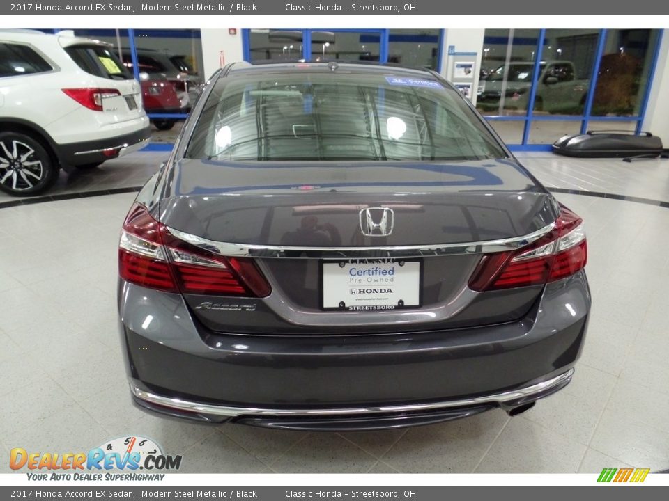 2017 Honda Accord EX Sedan Modern Steel Metallic / Black Photo #8