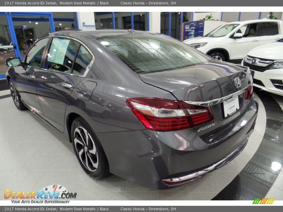 2017 Honda Accord EX Sedan Modern Steel Metallic / Black Photo #9