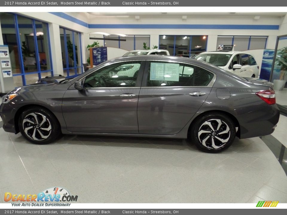 2017 Honda Accord EX Sedan Modern Steel Metallic / Black Photo #10