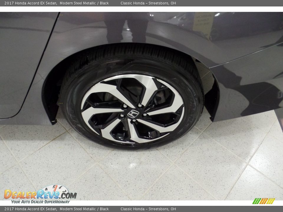 2017 Honda Accord EX Sedan Modern Steel Metallic / Black Photo #11