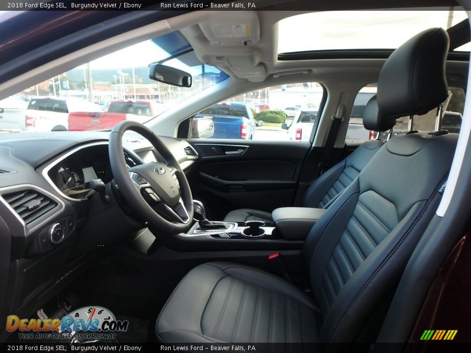 Front Seat of 2018 Ford Edge SEL Photo #11