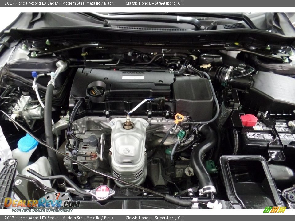 2017 Honda Accord EX Sedan Modern Steel Metallic / Black Photo #13