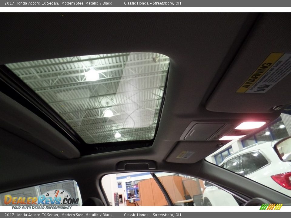 2017 Honda Accord EX Sedan Modern Steel Metallic / Black Photo #17