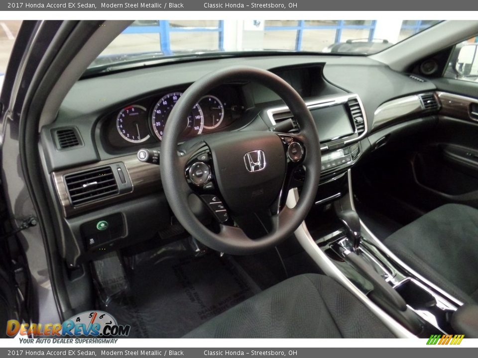 2017 Honda Accord EX Sedan Modern Steel Metallic / Black Photo #27