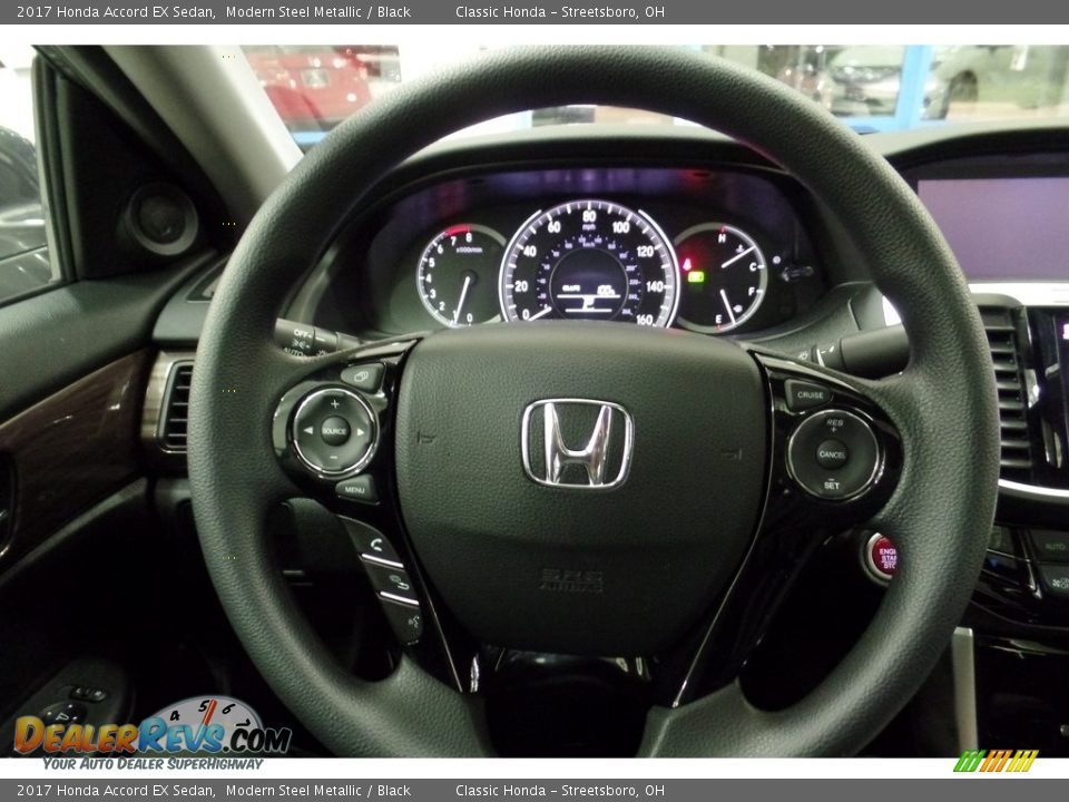 2017 Honda Accord EX Sedan Modern Steel Metallic / Black Photo #29