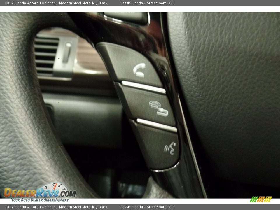 2017 Honda Accord EX Sedan Modern Steel Metallic / Black Photo #30