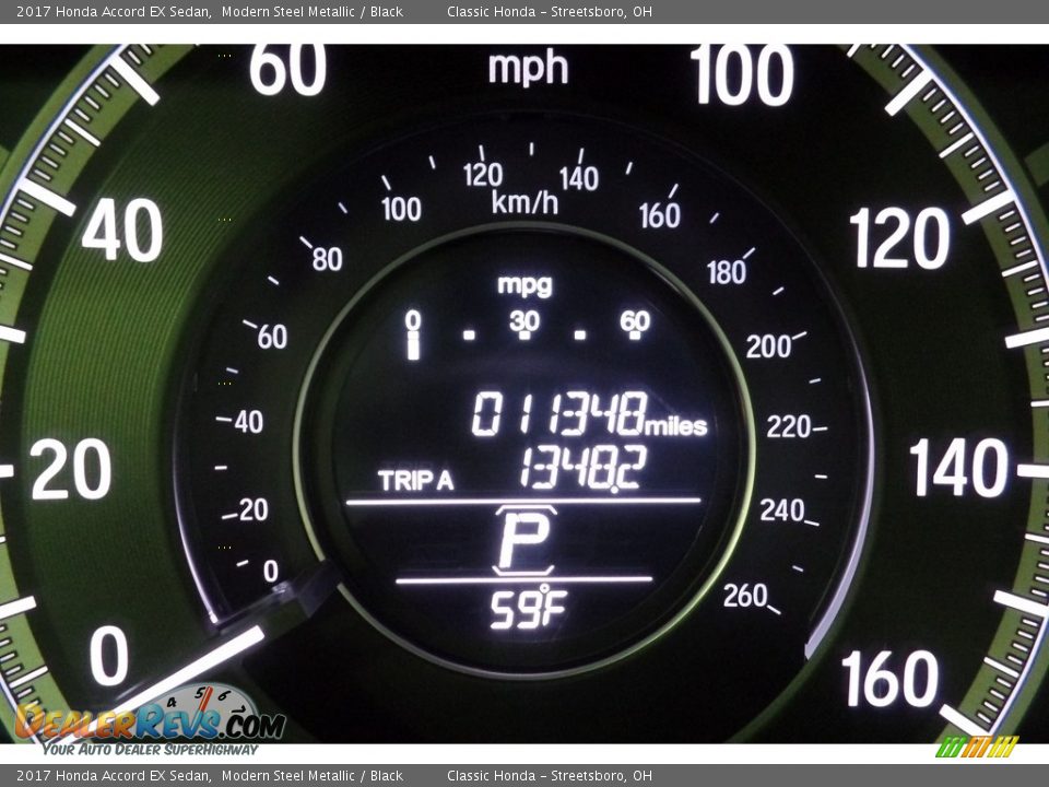 2017 Honda Accord EX Sedan Modern Steel Metallic / Black Photo #31