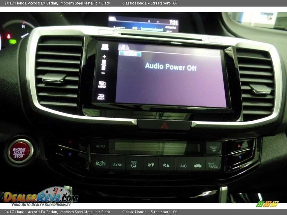 2017 Honda Accord EX Sedan Modern Steel Metallic / Black Photo #33