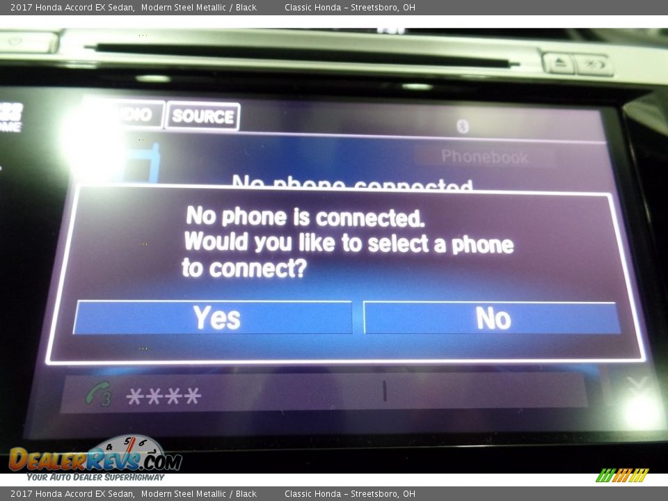 2017 Honda Accord EX Sedan Modern Steel Metallic / Black Photo #36
