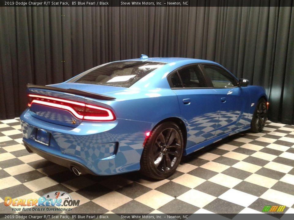 2019 Dodge Charger R/T Scat Pack B5 Blue Pearl / Black Photo #6