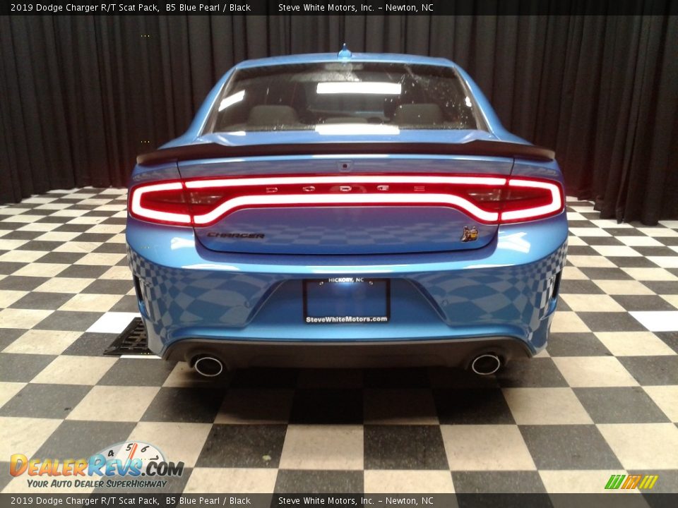 2019 Dodge Charger R/T Scat Pack B5 Blue Pearl / Black Photo #7