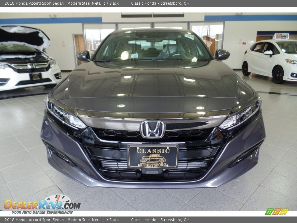 2018 Honda Accord Sport Sedan Modern Steel Metallic / Black Photo #2