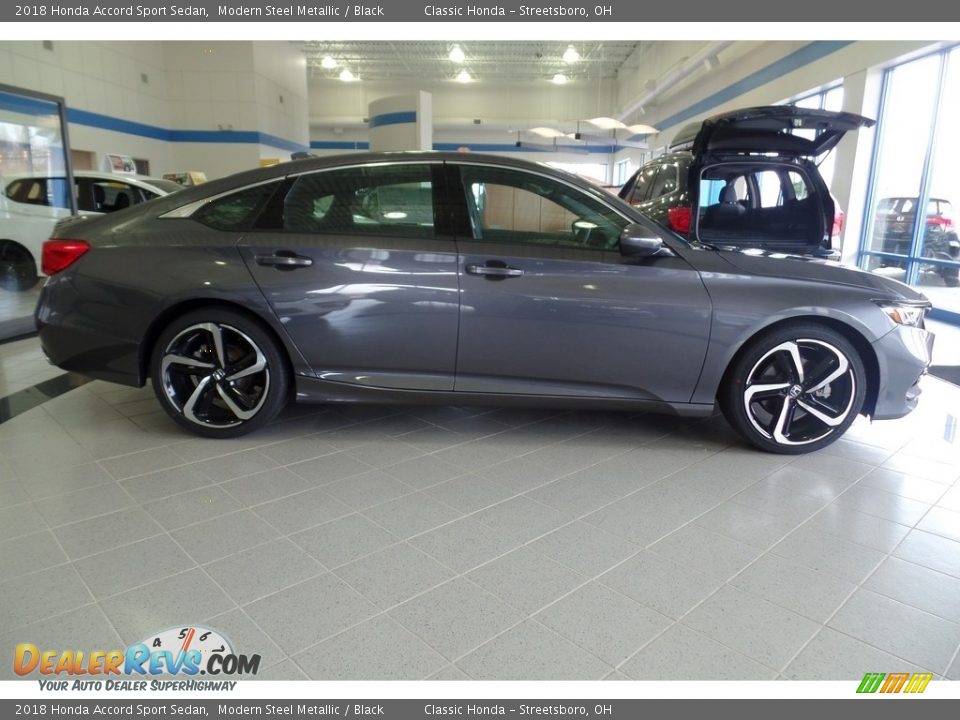 2018 Honda Accord Sport Sedan Modern Steel Metallic / Black Photo #4