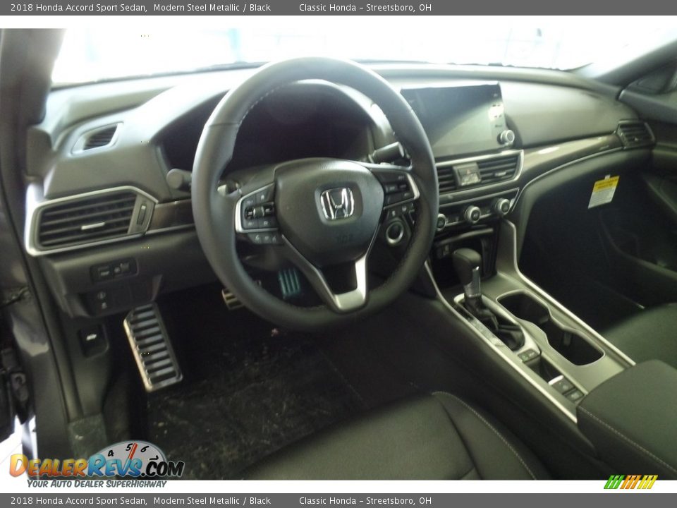 2018 Honda Accord Sport Sedan Modern Steel Metallic / Black Photo #11