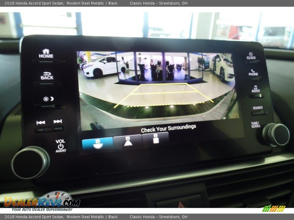 2018 Honda Accord Sport Sedan Modern Steel Metallic / Black Photo #17