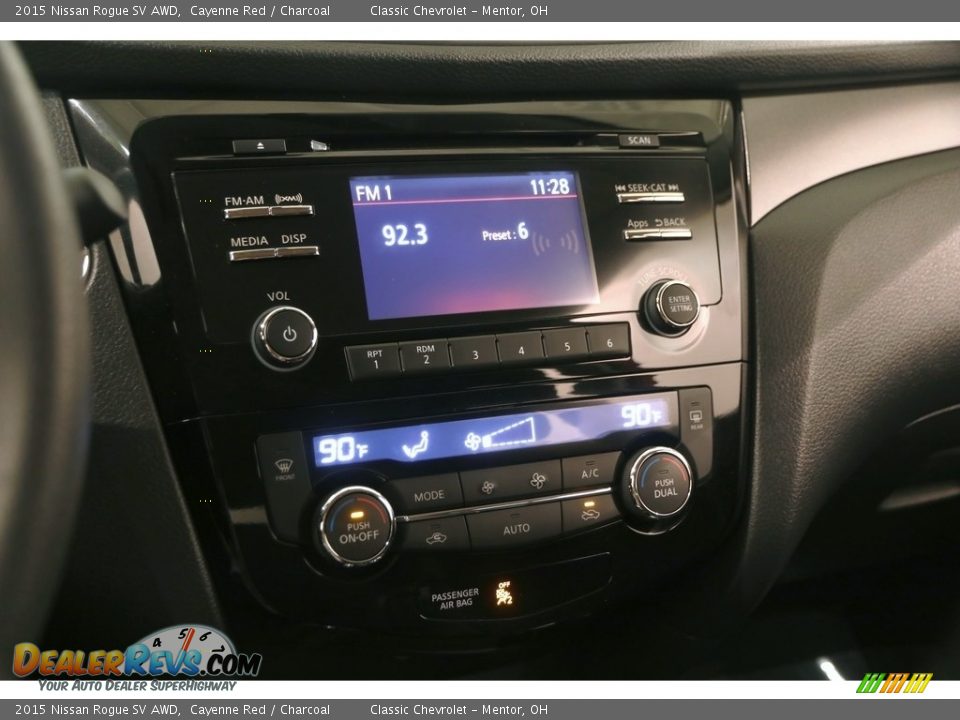 2015 Nissan Rogue SV AWD Cayenne Red / Charcoal Photo #8