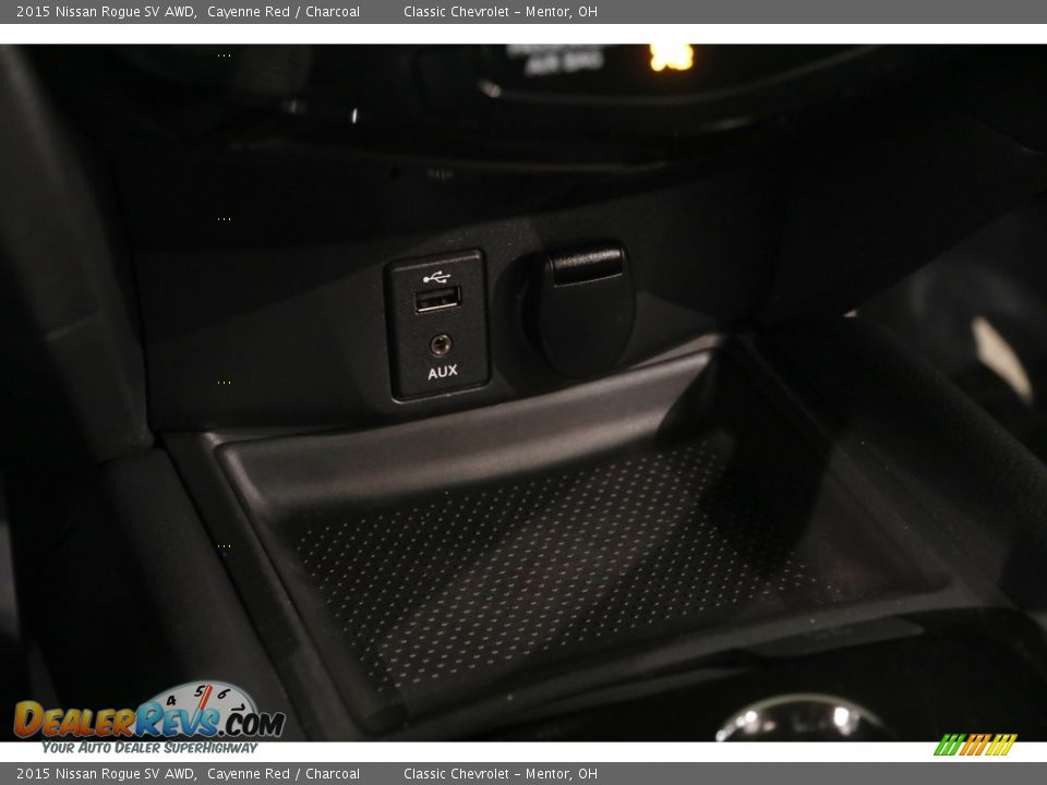 2015 Nissan Rogue SV AWD Cayenne Red / Charcoal Photo #12