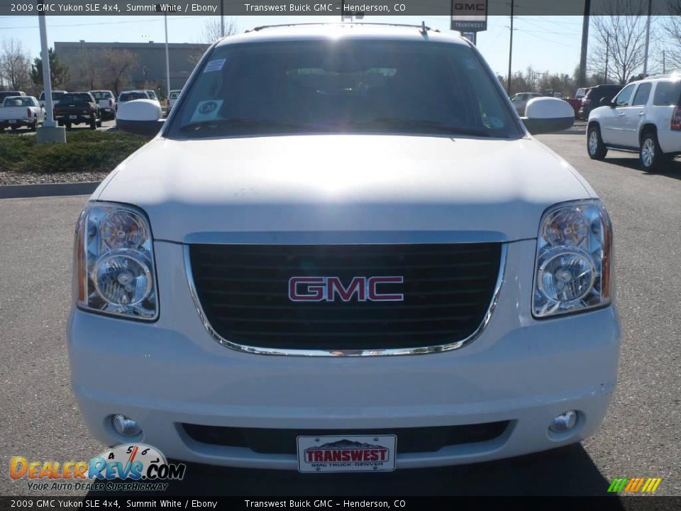 2009 GMC Yukon SLE 4x4 Summit White / Ebony Photo #2