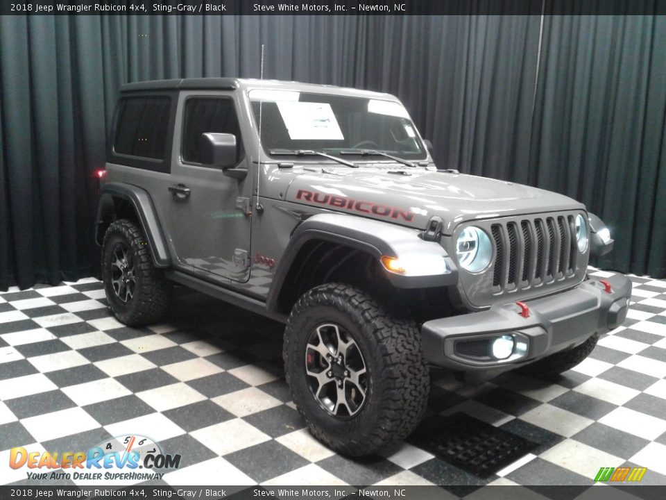 2018 Jeep Wrangler Rubicon 4x4 Sting-Gray / Black Photo #4