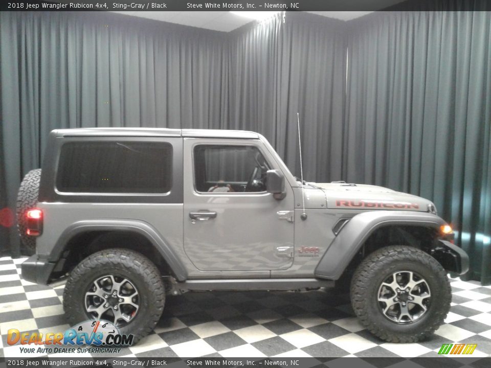 2018 Jeep Wrangler Rubicon 4x4 Sting-Gray / Black Photo #5