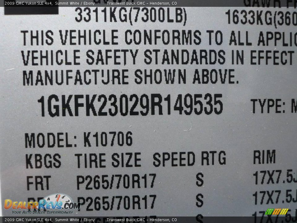 2009 GMC Yukon SLE 4x4 Summit White / Ebony Photo #9