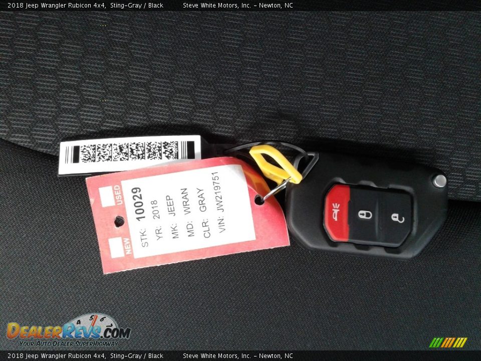 2018 Jeep Wrangler Rubicon 4x4 Sting-Gray / Black Photo #30