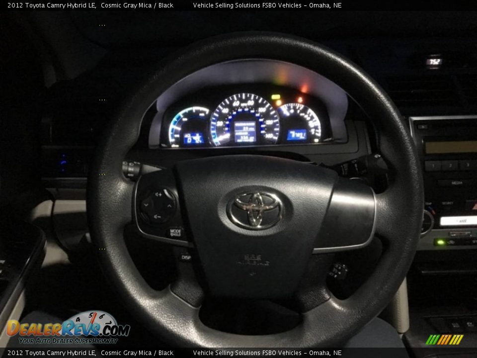 2012 Toyota Camry Hybrid LE Cosmic Gray Mica / Black Photo #4