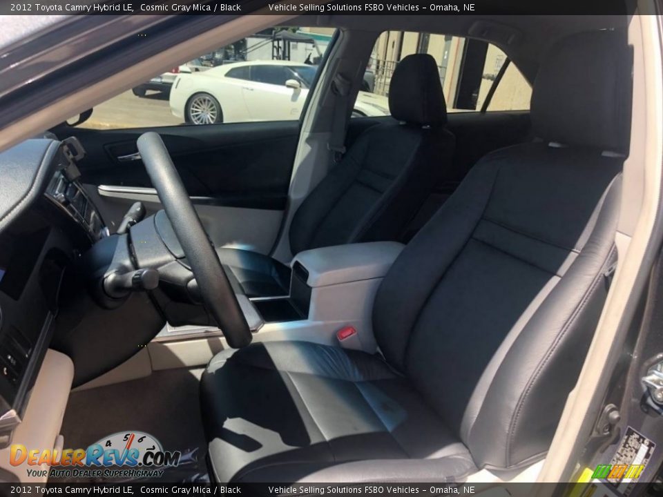 2012 Toyota Camry Hybrid LE Cosmic Gray Mica / Black Photo #5