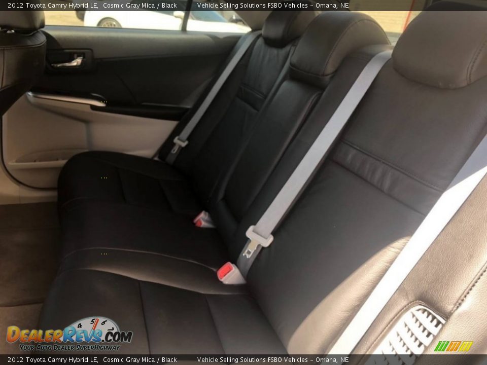 2012 Toyota Camry Hybrid LE Cosmic Gray Mica / Black Photo #6