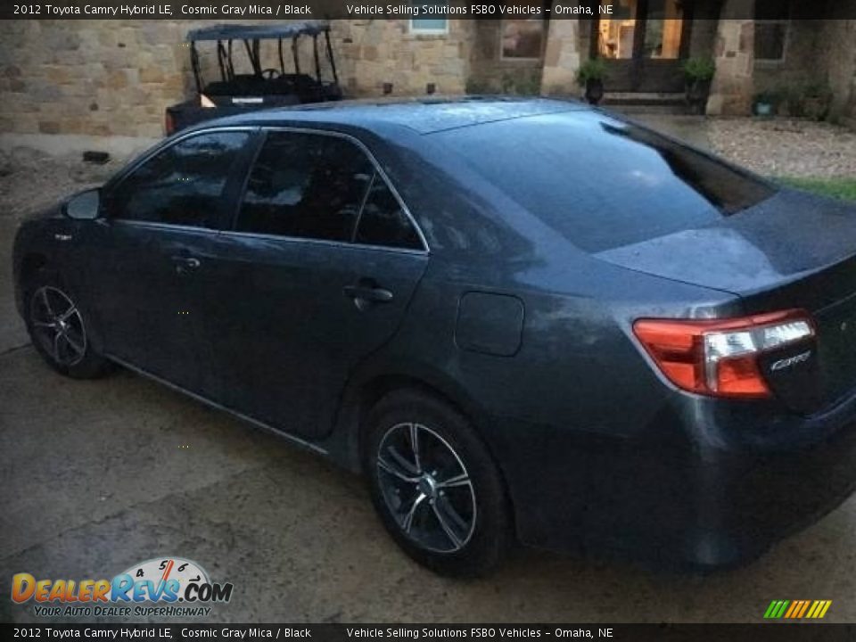 2012 Toyota Camry Hybrid LE Cosmic Gray Mica / Black Photo #7