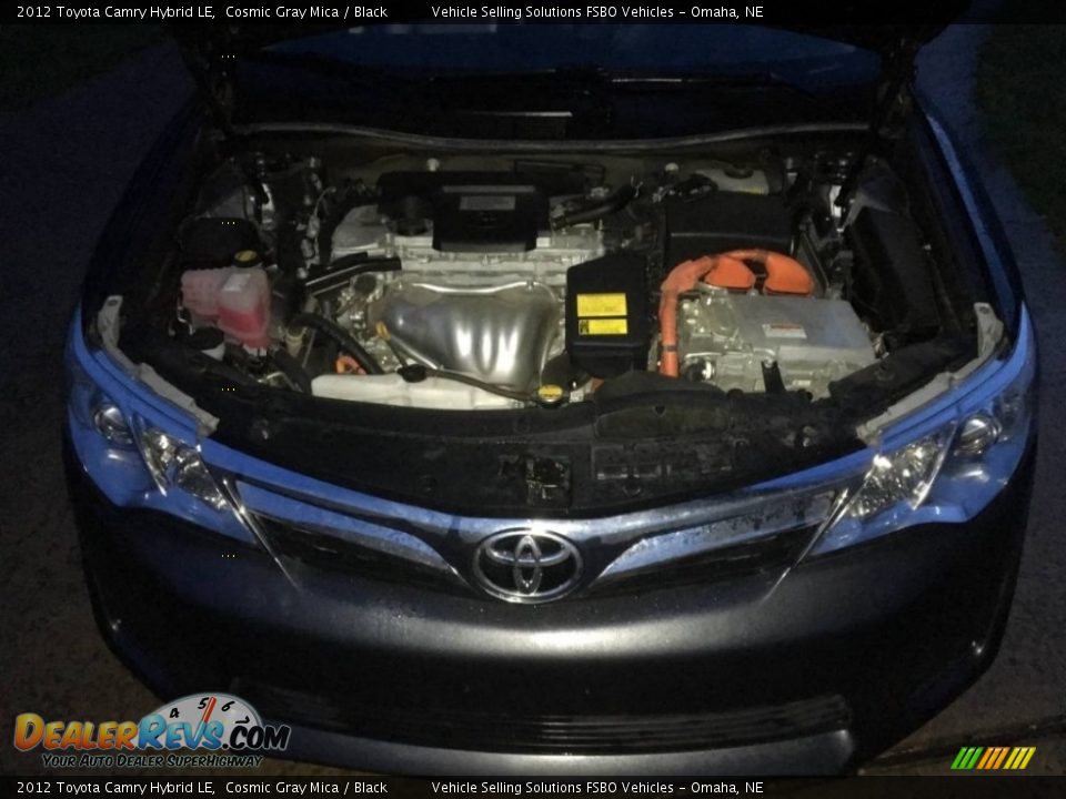 2012 Toyota Camry Hybrid LE Cosmic Gray Mica / Black Photo #8