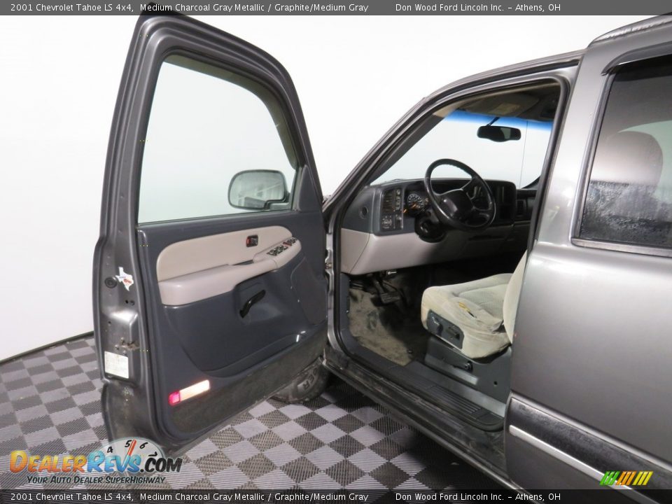 2001 Chevrolet Tahoe LS 4x4 Medium Charcoal Gray Metallic / Graphite/Medium Gray Photo #16