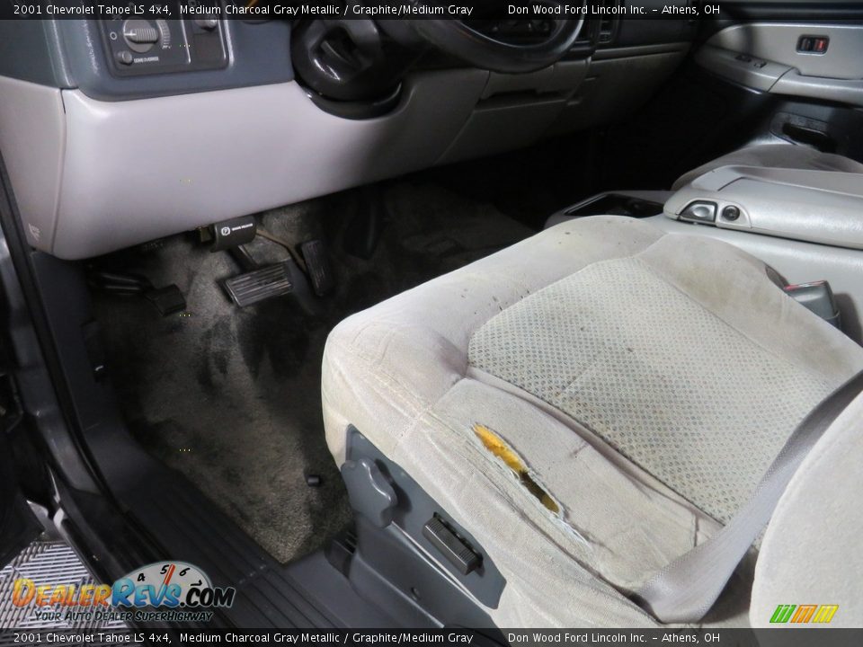 2001 Chevrolet Tahoe LS 4x4 Medium Charcoal Gray Metallic / Graphite/Medium Gray Photo #17
