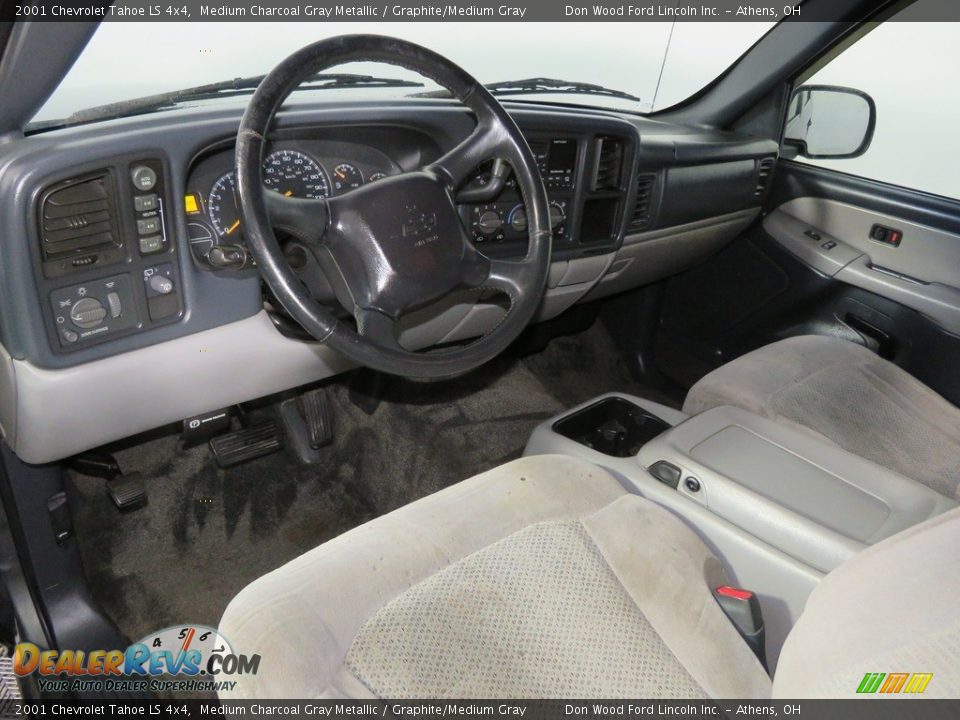 2001 Chevrolet Tahoe LS 4x4 Medium Charcoal Gray Metallic / Graphite/Medium Gray Photo #18