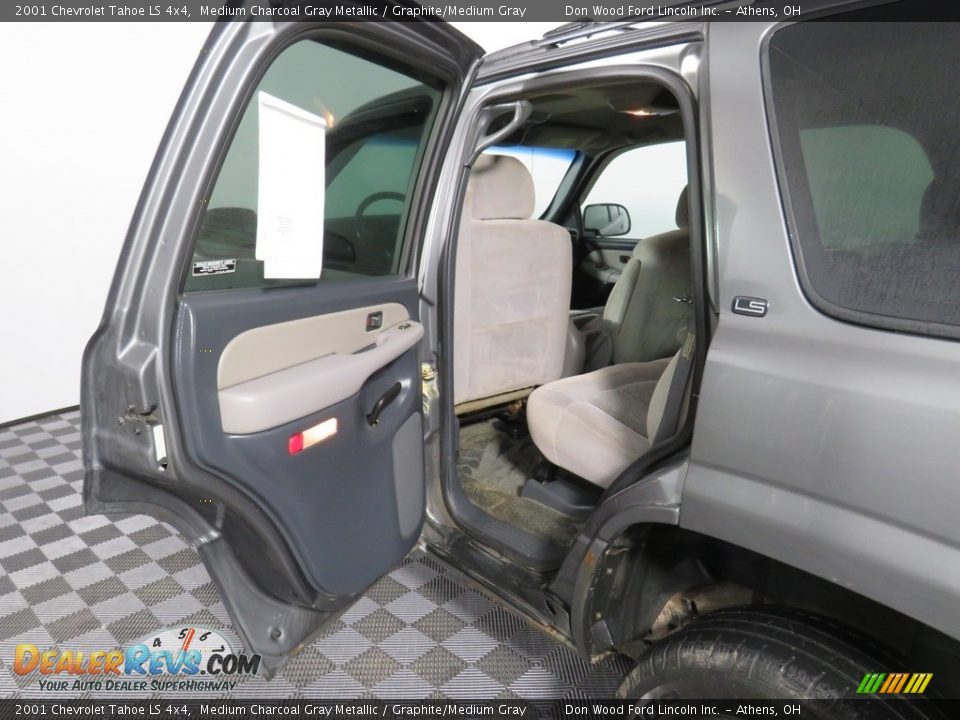2001 Chevrolet Tahoe LS 4x4 Medium Charcoal Gray Metallic / Graphite/Medium Gray Photo #20