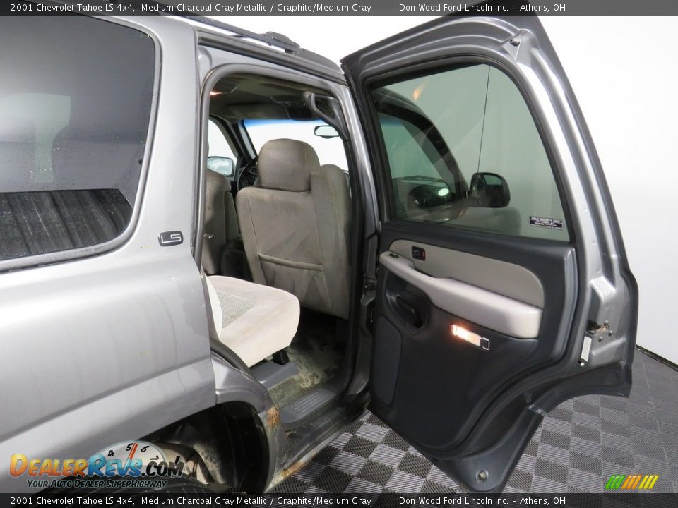 2001 Chevrolet Tahoe LS 4x4 Medium Charcoal Gray Metallic / Graphite/Medium Gray Photo #22