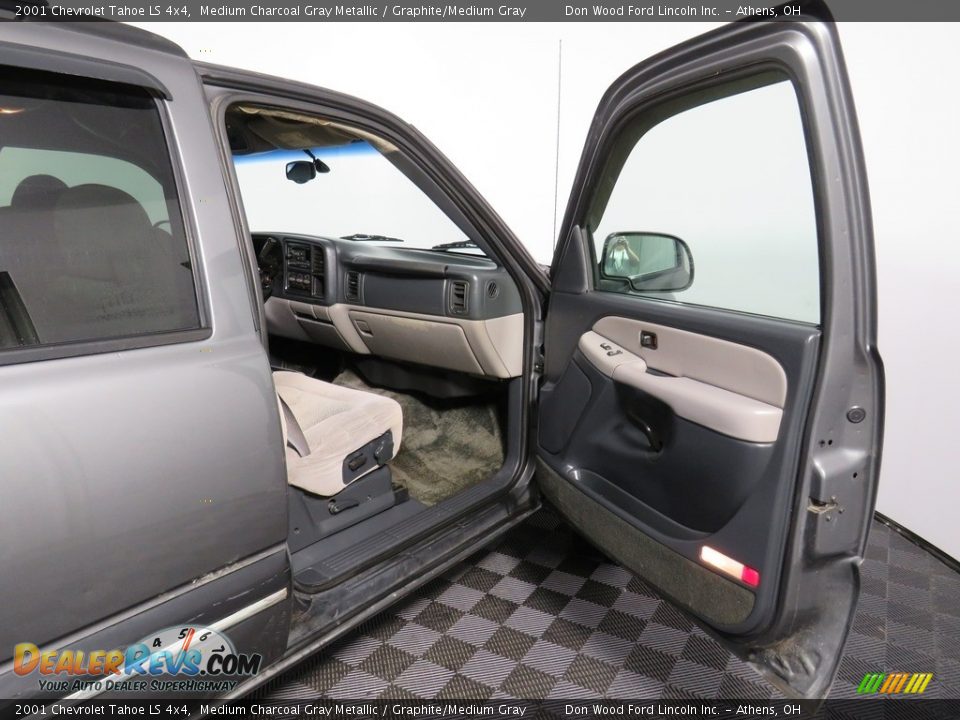 2001 Chevrolet Tahoe LS 4x4 Medium Charcoal Gray Metallic / Graphite/Medium Gray Photo #24