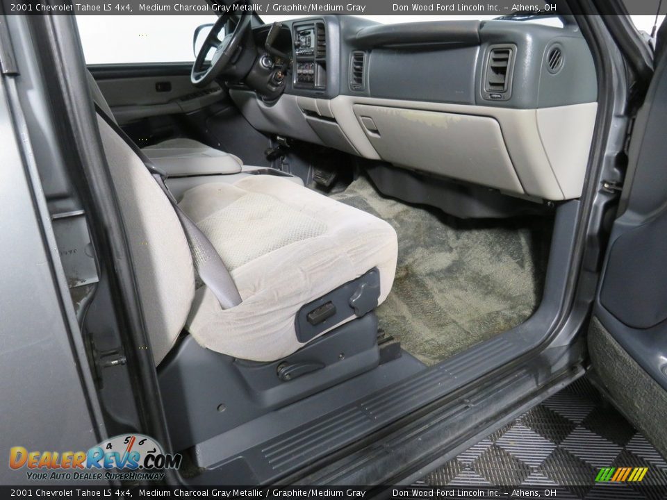 2001 Chevrolet Tahoe LS 4x4 Medium Charcoal Gray Metallic / Graphite/Medium Gray Photo #25