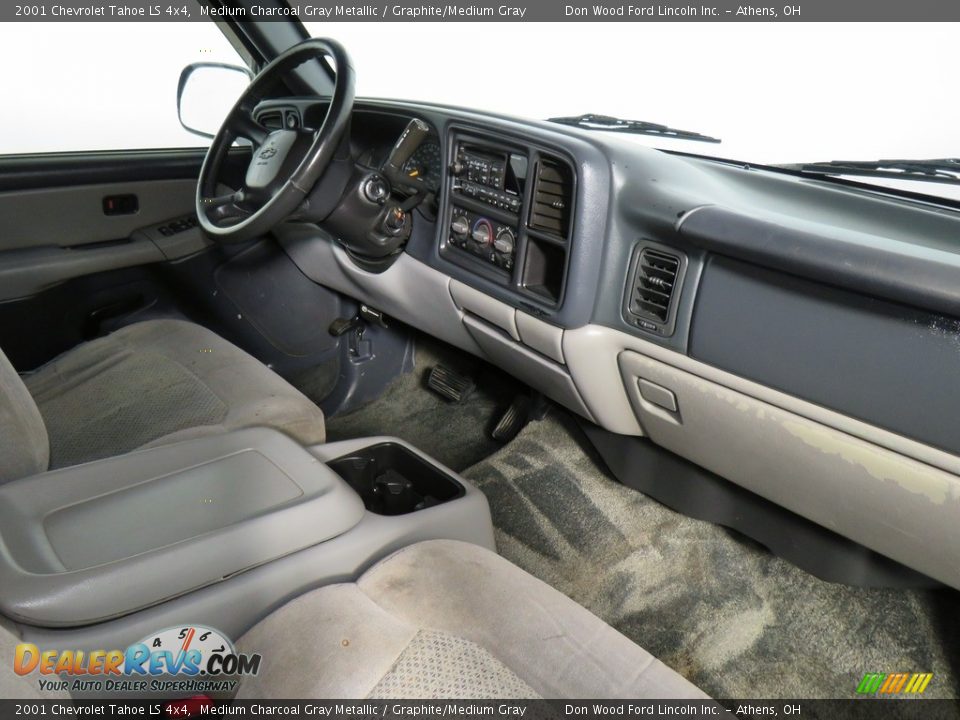 2001 Chevrolet Tahoe LS 4x4 Medium Charcoal Gray Metallic / Graphite/Medium Gray Photo #26