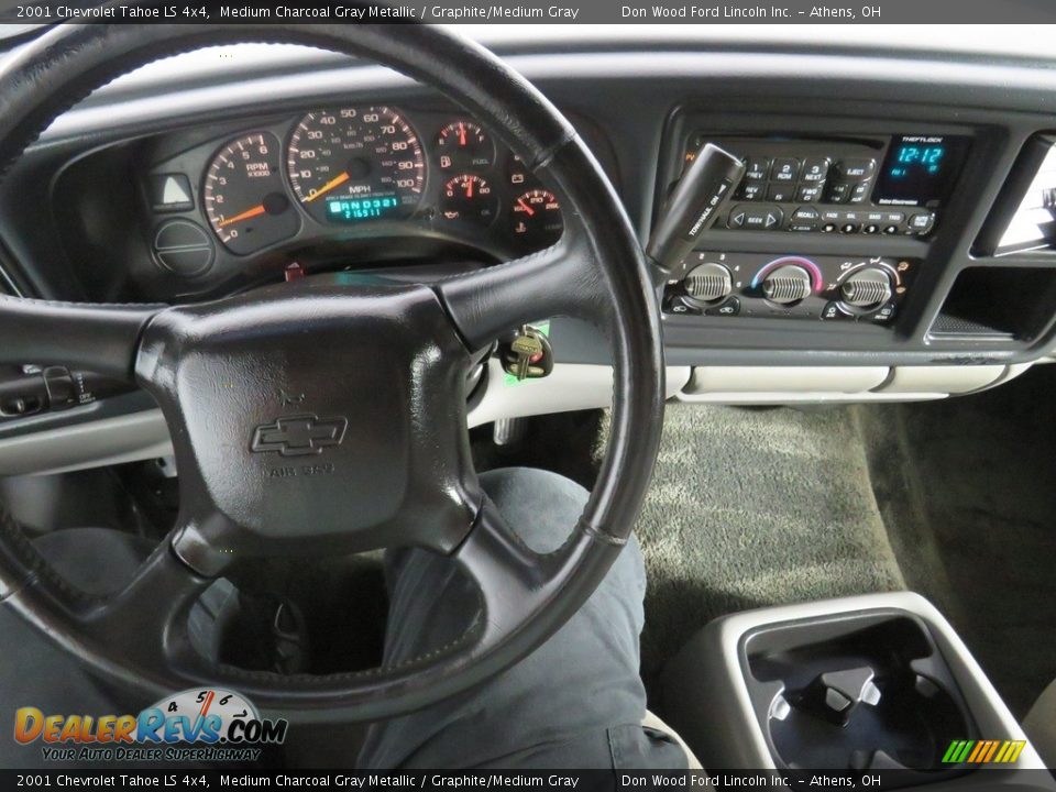2001 Chevrolet Tahoe LS 4x4 Medium Charcoal Gray Metallic / Graphite/Medium Gray Photo #29