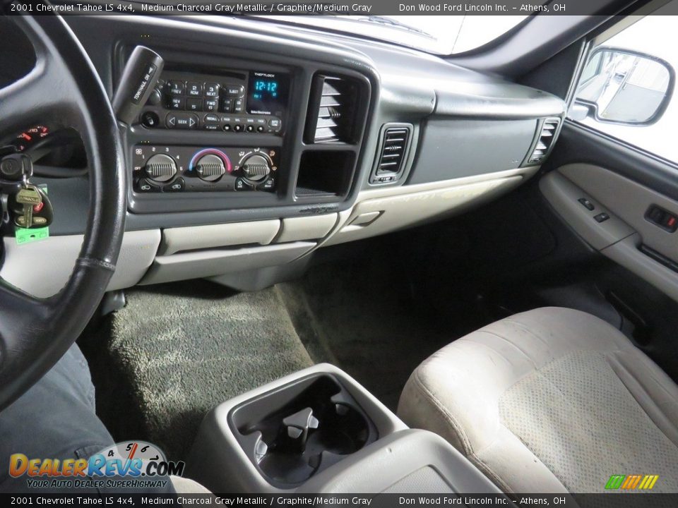 2001 Chevrolet Tahoe LS 4x4 Medium Charcoal Gray Metallic / Graphite/Medium Gray Photo #30