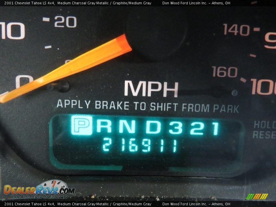 2001 Chevrolet Tahoe LS 4x4 Medium Charcoal Gray Metallic / Graphite/Medium Gray Photo #32
